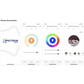 Spectrum Smart LED Birnenform 9W = 62W E27 matt RGBW + CCT 2700K - 6500K Tuya Wi-Fi