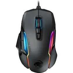 Roccat Kone Aimo Remastered (Kabelgebunden), Maus, Grau