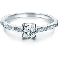 Trilani Ring aus Sterling Silber mit Zirkonia in silber | Gr.: 57