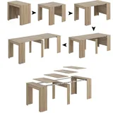 Dmora Konsolentisch 51 x 78 x 90 cm braun