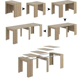 Dmora Konsolentisch 51 x 78 x 90 cm braun