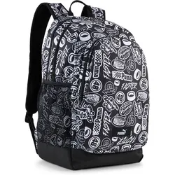 PUMA Freizeittasche ACADEMY AOP Backpack, PUMA Black-Turbo AOP, ONE SIZE