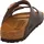 Birkenstock Arizona Naturleder schmal dunkelbraun 42