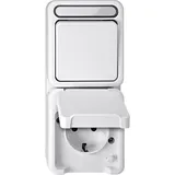 Merten Schuko-Steckdose Aquastar Weiß 1 St.