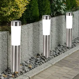 ETC Shop LED Solarleuchten mit Mono-Kristall Solarpanel