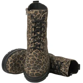 GANTER Gela Stiefelette darktaupe für Damen, animal, Größe 38 EU / 5 UK