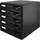 Leitz Schubladenbox Post-Set schwarz 52930095, DIN A4 mit 5 Schubladen, 1 St.