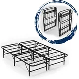 Klappbett 140x200 Metall faltbar Gästebett Stahlrahmen 250kg stabil 36cmStauraum