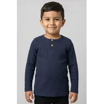 NAME IT Jungen, Nmmkab Ls Top Noos Top, Dark Sapphire, 104, - 104