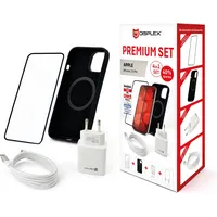 Displex Set Apple iPhone 15 Pro Glas (10H)+Case+Kabel+Netzteil