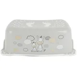Bieco Kinder Tritthocker Zebra, Anti Rutsch Funktion | einstufig, Höhe 14cm | Größe 42x28cm |Tritthocker Kinder | Hocker Kinder Bad | Tritt Kinder | | Kinderhocker Bad tritthocker Kind