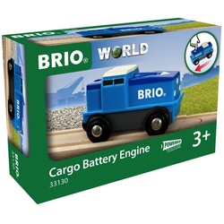 BRIO® Spielzeugeisenbahn-Lokomotive Brio World Eisenbahn Lok Batterie Frachtlok blau 1 Teil 33130
