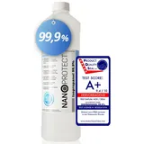 Nanoprotect Isopropanol 99,9% - 1 Liter Reinigungsalkohol (Premium IPA - Made in Germany - Für Haushalt und Elektronik) weiß