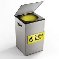 Newhabitat Müllsackständer 64794, für 1x 70 Liter, mit Deckel,