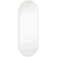  Xxxl Wandspiegel, Glas, oval, 30x70x0.4 cm, senkrecht und waagrecht