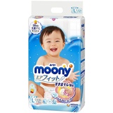 unicharm Japanese diapers nappies MOONY L (9-14kg.)// Japanische windeln Moony L 9-14 kg