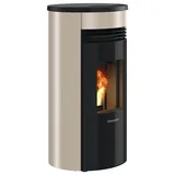 Oranier | Pelletofen Sando 50 | 8 kW | Stahl Schwarz, Taupe