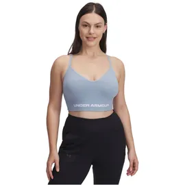 Under Armour Vanish Seamless Low Support Sport-BH Damen 466 harbor blue/white XL
