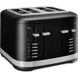 KitchenAid 5KMT4109EBM Toaster Matt Schwarz (1960 Watt, Schlitze: 4)