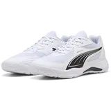 Puma Solarflash Iii Hallenturnschuh, Weiß Schwarz, 43