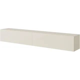 Selsey TV Schrank Board Sideboard Fernsehtisch Fernsehschrank 200 cm Graubeige