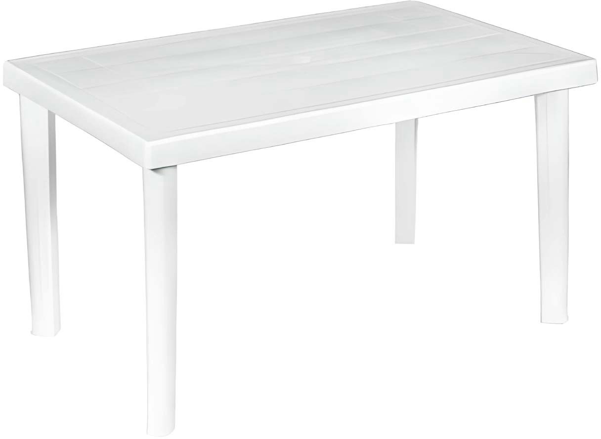 Terra Rectangular Resin Tisch Weiß 127x76x72cm 7house