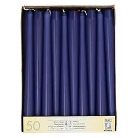 Papstar Leuchterkerzen 25 cm dunkelblau 100 St.