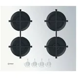Indesit ING61T/WH Ebene Kochen 60 CM 4 Brenner Gas Glas Weiß