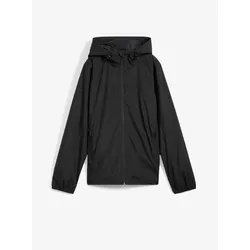 bonprix wasserdichte Regenjacke mit Beutel, schwarz, 50