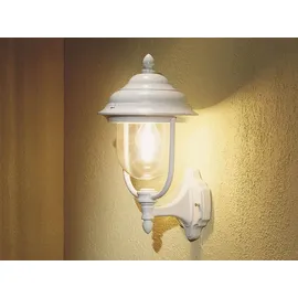 Konstsmide Außenwandleuchte weiß 43,0 cm inkl. Bewegungsmelder