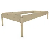 TUGA-Holztech Massivholzbett TUGA-Holztech Stapelbett Horst 90 cm x 200 cm 44 cm Fichte, Breite 70 80 90 100 120 Länge 140 160 190 200 210 220 H=24/34/44 cm 90 cm x 200 cm x 44 cm