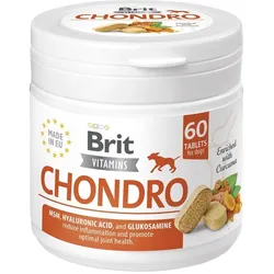 BRIT Vitamins Chondro 120g (60 pcs ) Präparat für Hunde zur Unterstützung der Mobilität, des Skeletts und der Gelenke