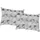 Wirth Kissenbezug Berlare 40 x 40 cm Grau