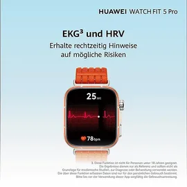 Huawei Watch Fit 5 BT 48 mm Aluminiumgehäuse Silber Fluorelastomerarmband Weiß inkl. FreeBuds 7i