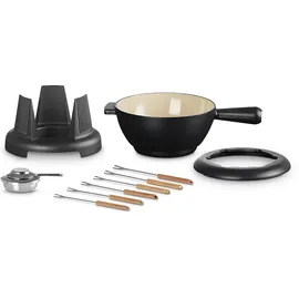 Le Creuset Fondue-Set Schwarz Matt Mode
