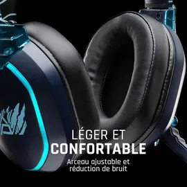 LEXIP Kakashi Kamui Over Ear Headset Schwarz/Blau