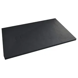 Aurlane Duschwanne Stone schwarz, 90 x 140 x 2,6 cm,