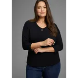 laura scott curve 3/4-Arm-Shirt schwarz 56/58