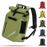 3-in-1 HITWAY Fahrradtasche Wasserdichte Fahrradtasche 29L Große Kapazität Fahrrad Rücksitz Kofferraumtasche Grün - Grün
