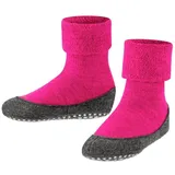 Falke Kinder Hausschuhe Cosyshoe Pantoffeln, Anti-Rutsch, Schurwolle Pink 33-34