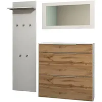 Borchardt Möbel Garderoben-Set, (3 St.), schwarz