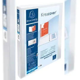 Exacompta Ringbuch Polypropylen DIN A4 Maxi Weiß