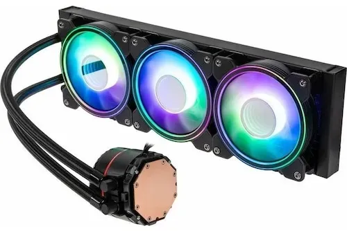 Kolink Umbra Void 360 AIO Performance ARGB CPU Komplett-Wasserkühlung, CPU Wasserkühler, Schwarz