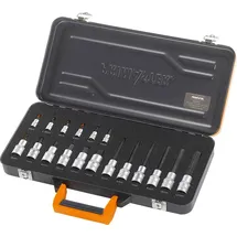 Primaster Mechaniker-Bit-Steckschlüssel-Set STB18 18-teilig (1/4) + (1/2)