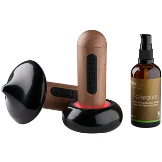 Eleeels S2 Hot Stone Massage Kollektion - Hellbraun - Hellbraun