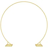vidaXL Hochzeitsbogen Gold 220 x 45 x 200 cm Stahl