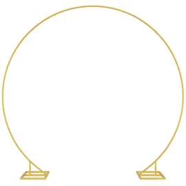 vidaXL Hochzeitsbogen Gold 220 x 45 x 200 cm Stahl