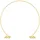 vidaXL Hochzeitsbogen Gold 220 x 45 x 200 cm Stahl