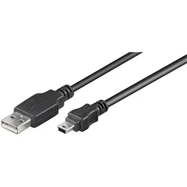 MicroConnect USB-A auf Mini-USB 10 m Schwarz