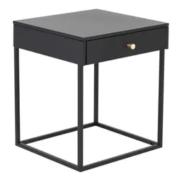 Nachtisch Bakal ca. 41x50x43 cm Schwarz